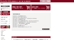 Desktop Screenshot of bromelia-gifu.com